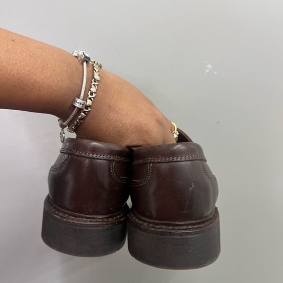 Allen Edmonds Mens Denali Penny Loafer Dark Brown Leather Dress Shoes Size 7 D - Picture 4 of 7